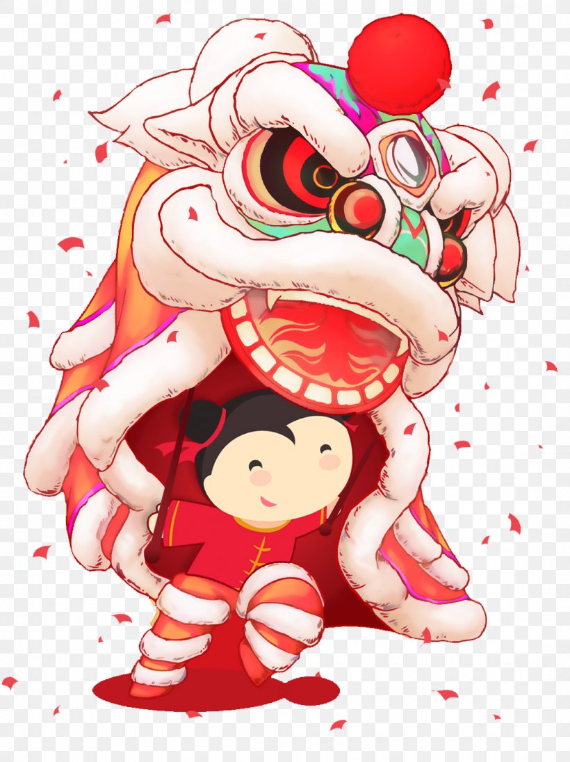 Lion Dance Chinese New Year, PNG, 1080x1444px, Watercolor, Cartoon, Flower, Frame, Heart Download Free