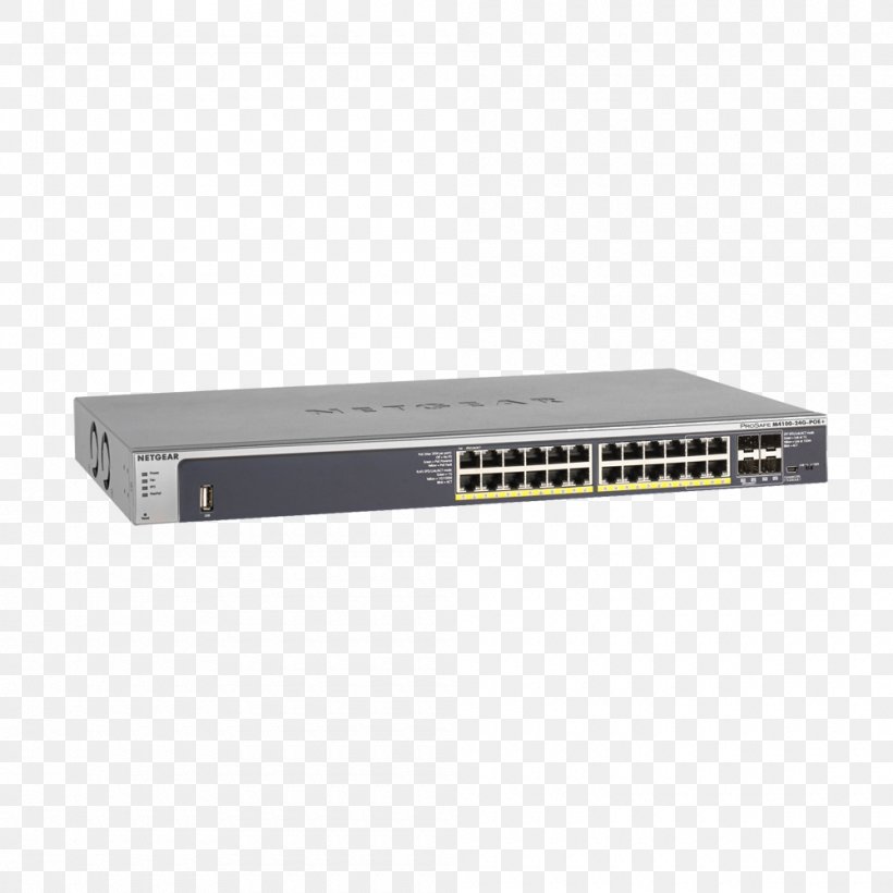 Network Switch Gigabit Ethernet Netgear Computer Port Power Over Ethernet, PNG, 1000x1000px, Network Switch, Computer Network, Computer Port, Electronic Component, Electronic Device Download Free