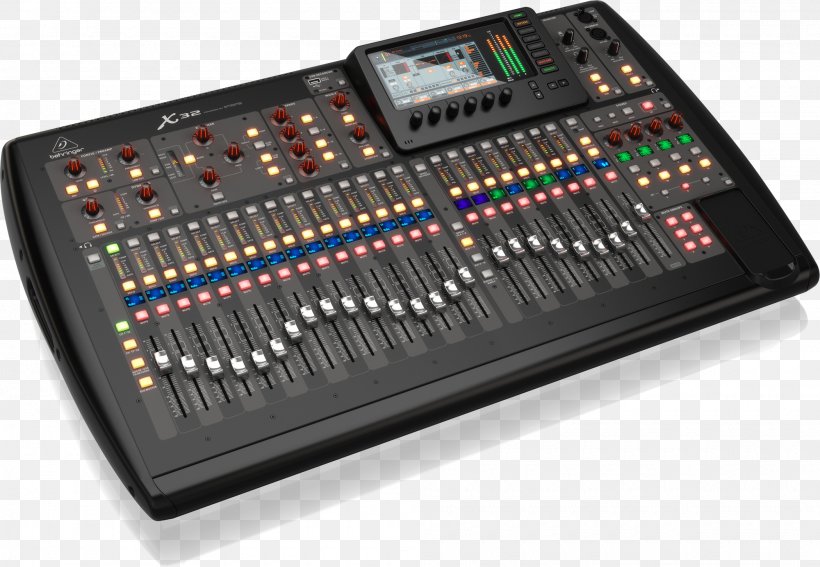 BEHRINGER X32 COMPACT Audio Mixers Digital Mixing Console, PNG, 2000x1385px, Watercolor, Cartoon, Flower, Frame, Heart Download Free
