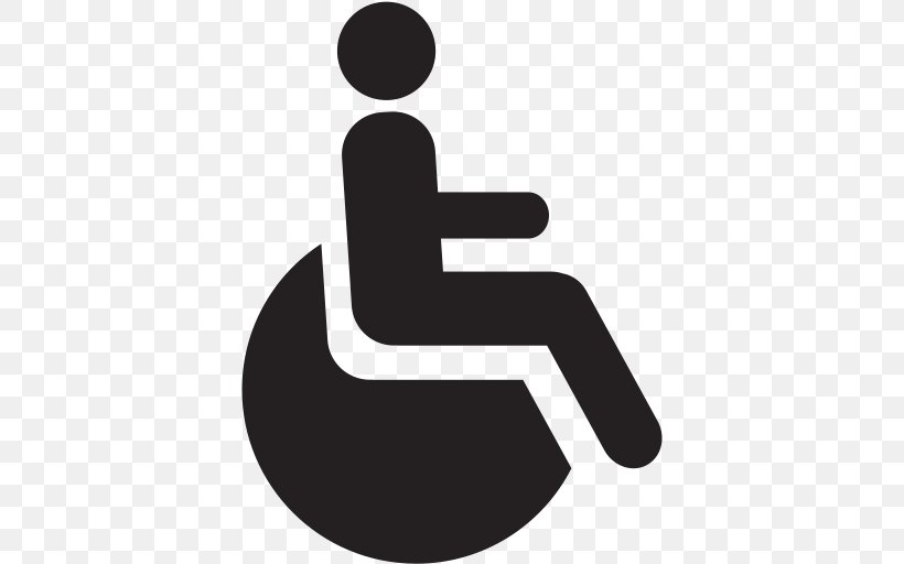 Disability Wheelchair, PNG, 512x512px, Disability, Accessibility, Black And White, Brand, Finger Download Free