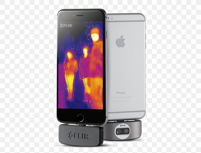 FLIR Systems Forward-looking Infrared Thermographic Camera IPhone 6 Plus, PNG, 442x624px, Flir Systems, Apple, Camera, Cellular Network, Communication Device Download Free