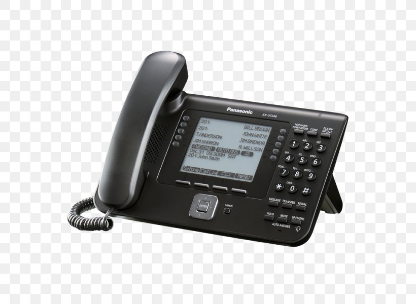 VoIP Phone Panasonic Business Telephone System Session Initiation Protocol, PNG, 600x600px, Voip Phone, Alcatel Mobile, Answering Machine, Business Telephone System, Caller Id Download Free