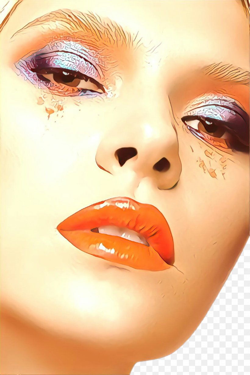 Orange, PNG, 1632x2448px, Face, Beauty, Cheek, Closeup, Eyebrow Download Free