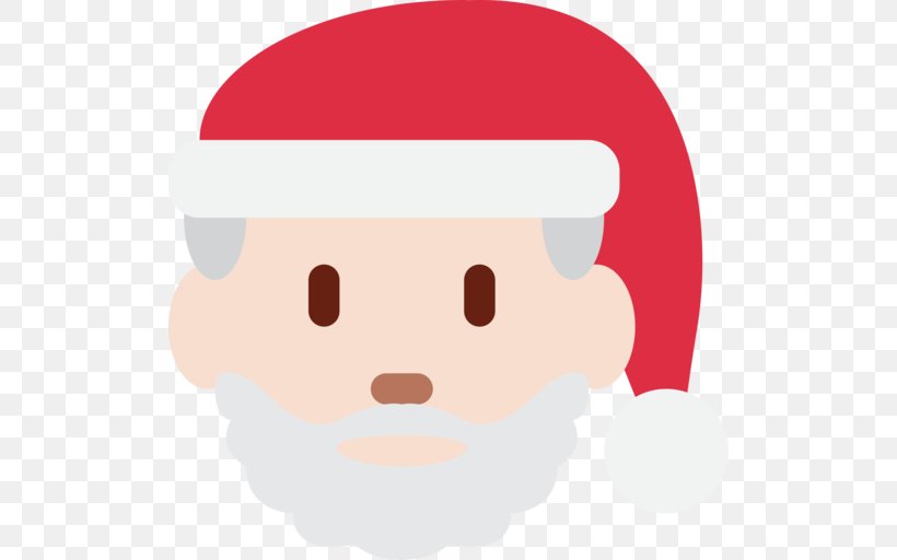 Santa Claus Christmas Tree Gift Emoji, PNG, 512x512px, Santa Claus, Birthday, Boxing Day, Cartoon, Cheek Download Free