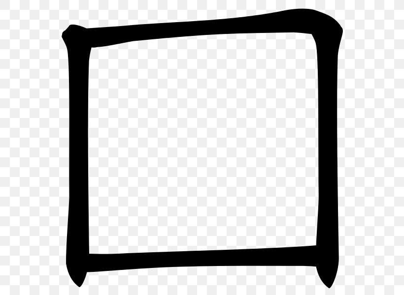 Picture Frames White Line Font, PNG, 600x600px, Picture Frames, Area, Black, Black And White, Black M Download Free