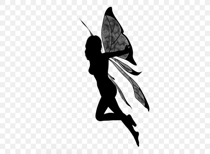 Butterfly Black And White, PNG, 500x600px, Fairy, Black, Black And White, Blackandwhite, Butterfly Download Free