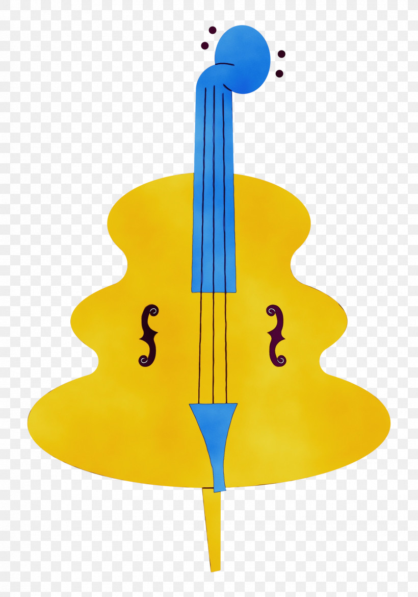 String Instrument Cello Violin String Yellow, PNG, 1752x2500px, Watercolor, Cello, Paint, String, String Instrument Download Free