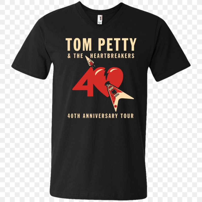 T-shirt Tom Petty And The Heartbreakers New Orleans Pelicans True Confessions Tour, PNG, 1155x1155px, Tshirt, Active Shirt, Black, Brand, Clothing Download Free