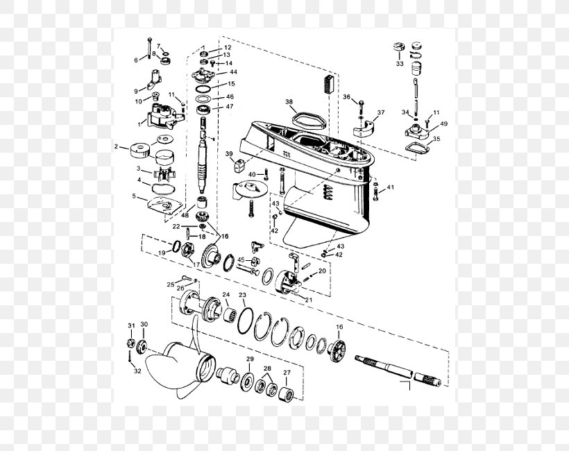 Evinrude Outboard Motors Johnson Outboards Wiring Diagram, PNG, 500x650px, Evinrude Outboard Motors, Artwork, Black And White, Boat, Diagram Download Free