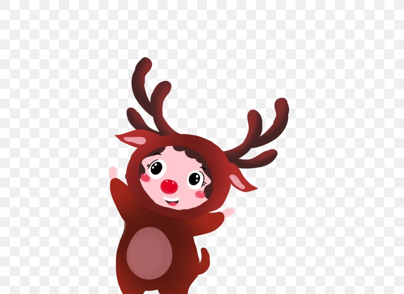 Reindeer Moose Cartoon Image, PNG, 2048x1490px, Reindeer, Animated Cartoon, Animation, Antler, Cartoon Download Free