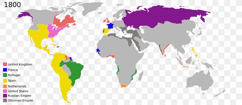 World Map Colonialism Colonial Empire, PNG, 2000x877px, World, Area, Atlas, Colonial Empire, Colonialism Download Free