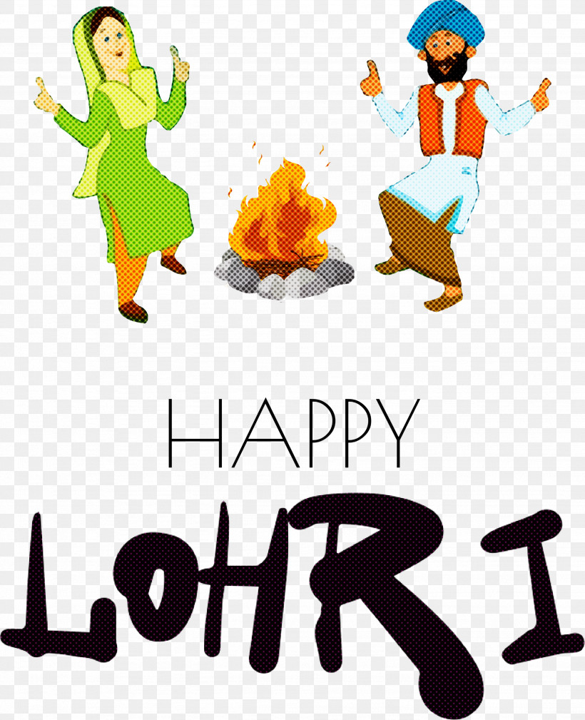 Happy Lohri, PNG, 2663x3280px, Happy Lohri, Cartoon, Conversation, Gesture, Holiday Download Free