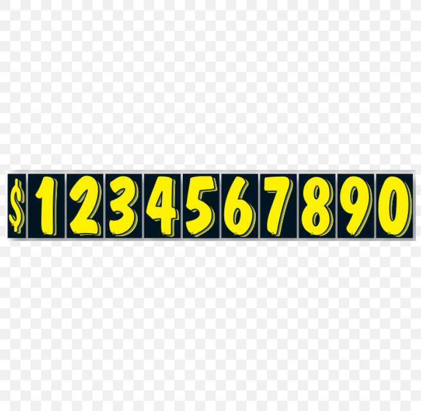 7 1/2 Inch Car Dealer Number Stickers, 12 Dozen, Car Lot Windshield Pricing Stickers (Red And Yellow) Window Brand, PNG, 800x800px, Yellow, Adhesive, Advertising, Brand, Car Download Free
