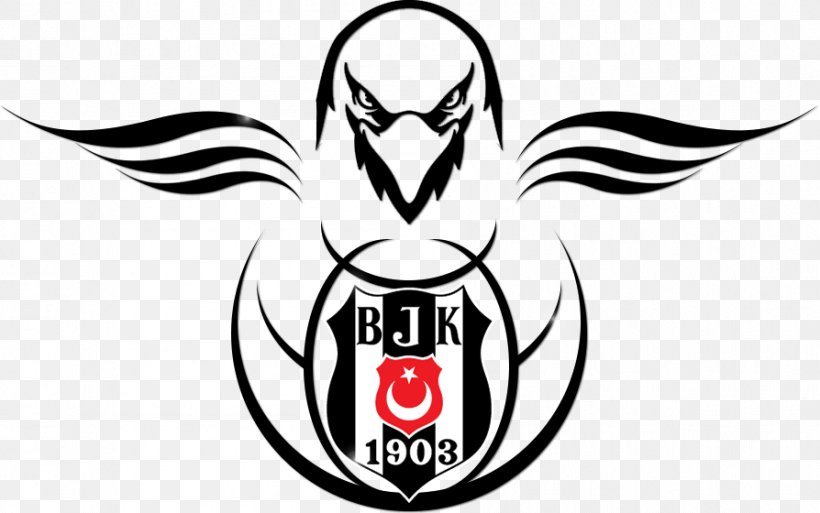 Beşiktaş J.K. Football Team 2016–17 Süper Lig Logo Emblem Konyaspor, PNG, 894x560px, Logo, Artwork, Ball, Beak, Black And White Download Free