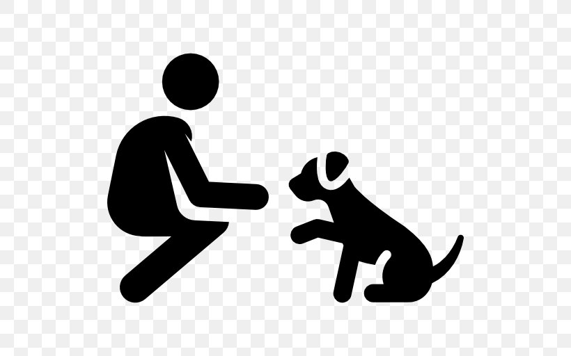 Dog Training Pet Sitting Dog Walking, PNG, 512x512px, Dog, Area, Bark, Black, Black And White Download Free