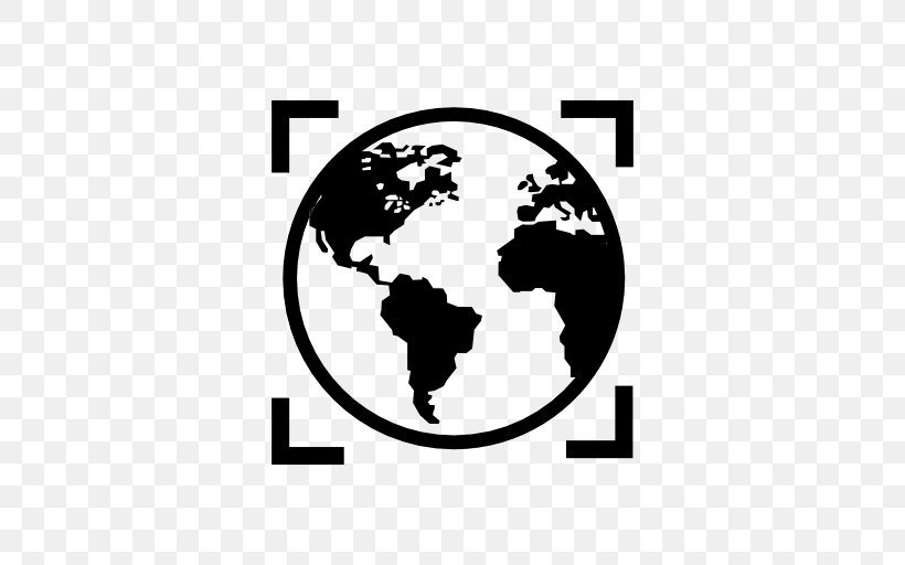 Earth Globe World, PNG, 512x512px, Earth, Area, Black And White, Brand, Earth Symbol Download Free