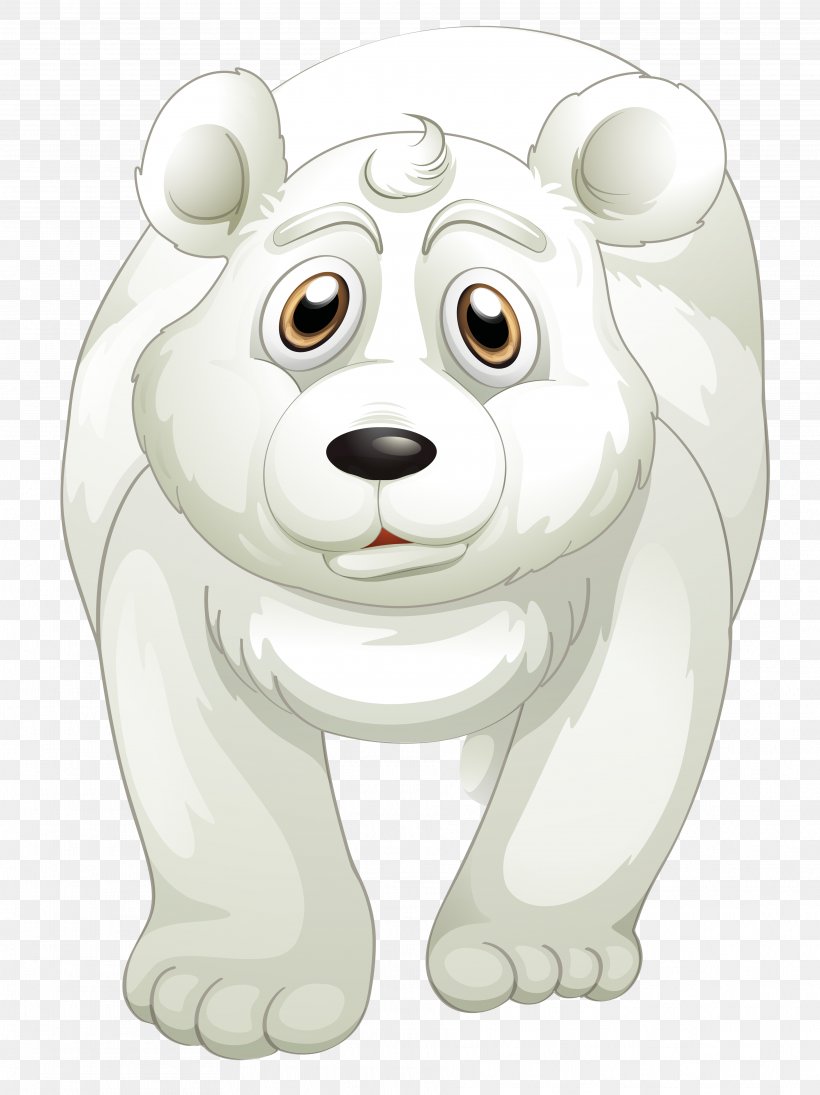 Polar Bear Brown Bear Euclidean Vector Illustration, PNG, 3744x5000px, Watercolor, Cartoon, Flower, Frame, Heart Download Free