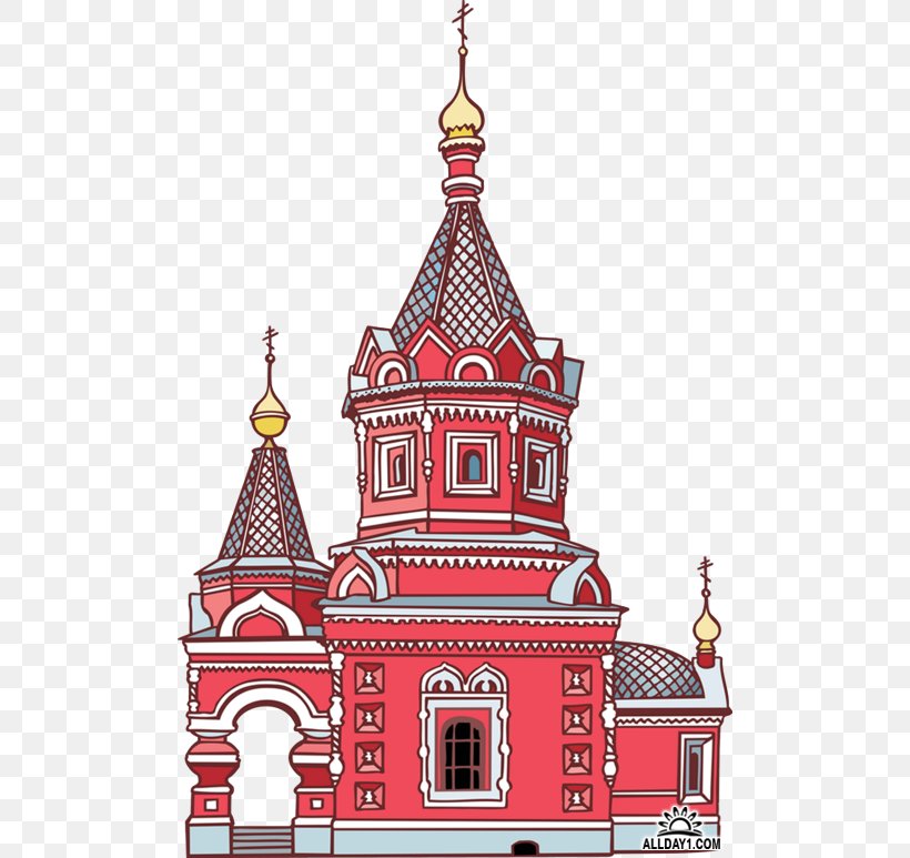 Saint Basil's Cathedral Temple Cathedral Of Christ The Saviour Church Clip Art, PNG, 500x773px, Temple, Architecture, Building, Castle, Cathedral Download Free