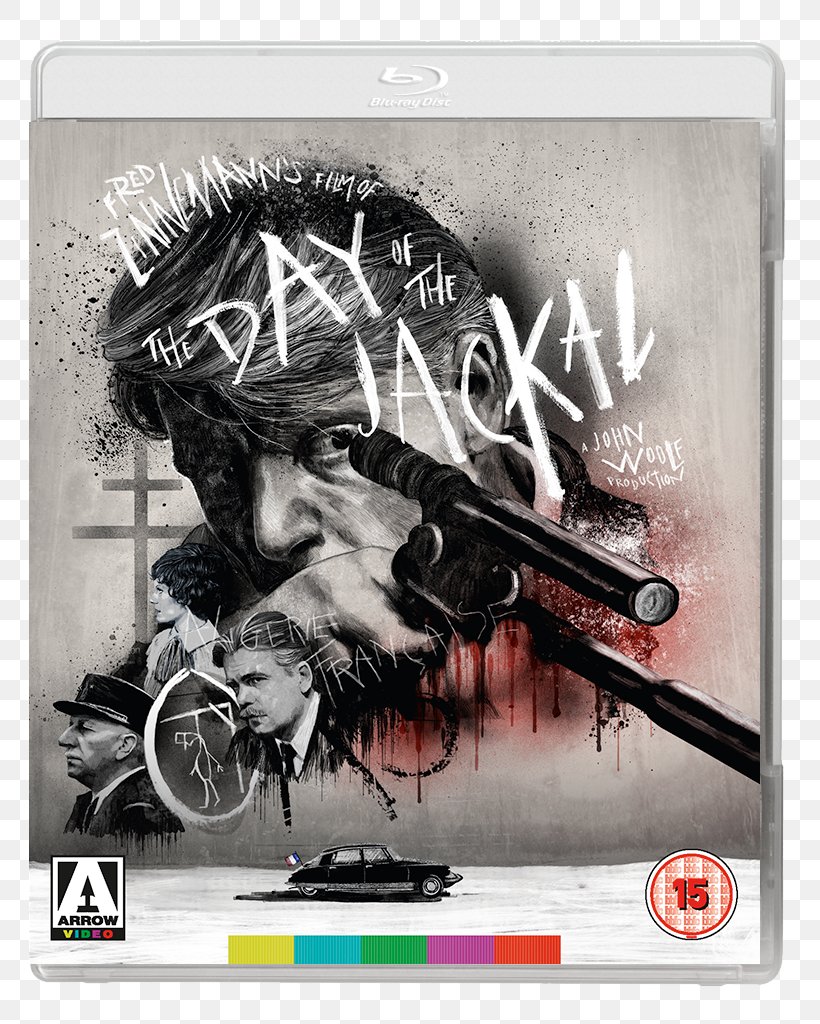The Day Of The Jackal Blu-ray Disc Arrow Films United Kingdom, PNG, 812x1024px, Bluray Disc, Arrow Films, Art, Brand, Film Download Free