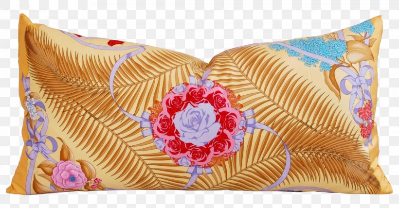 Throw Pillows Cushion Textile Orange S.A., PNG, 2224x1163px, Throw Pillows, Cushion, Flower, Hermes, Material Download Free