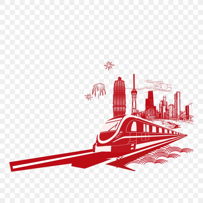 Train Rail Transport High-speed Rail, PNG, 2000x2000px, Train, Alta Velocidad Ferroviaria En China, Brand, Building, Chunyun Download Free