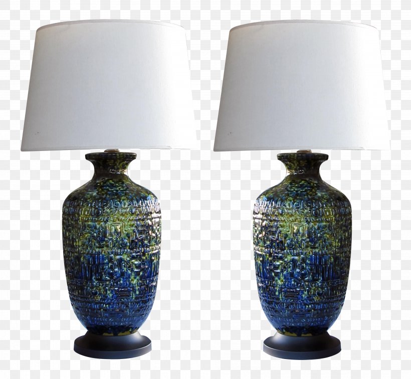 Lamp Electric Light Table Incandescent Light Bulb, PNG, 3861x3570px, Lamp, Blue, Ceramic, Cobalt Blue, Color Download Free