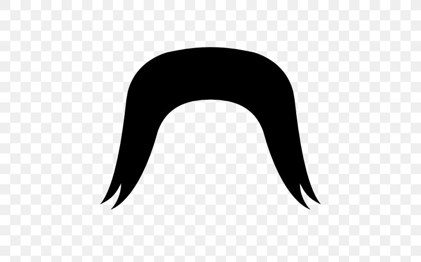 Walrus Moustache Horseshoe Moustache Clip Art, PNG, 512x512px, Moustache, Black, Black And White, Black M, Horseshoe Moustache Download Free