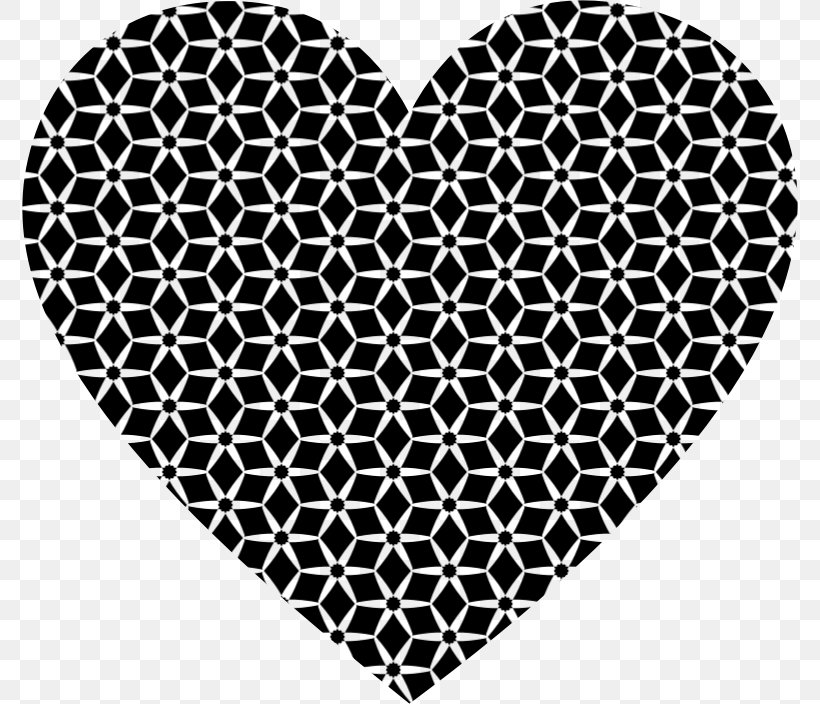 Black And White Monochrome Photography Clip Art, PNG, 776x704px, Black And White, Allegro, Aspect Ratio, Heart, Honeycomb Download Free