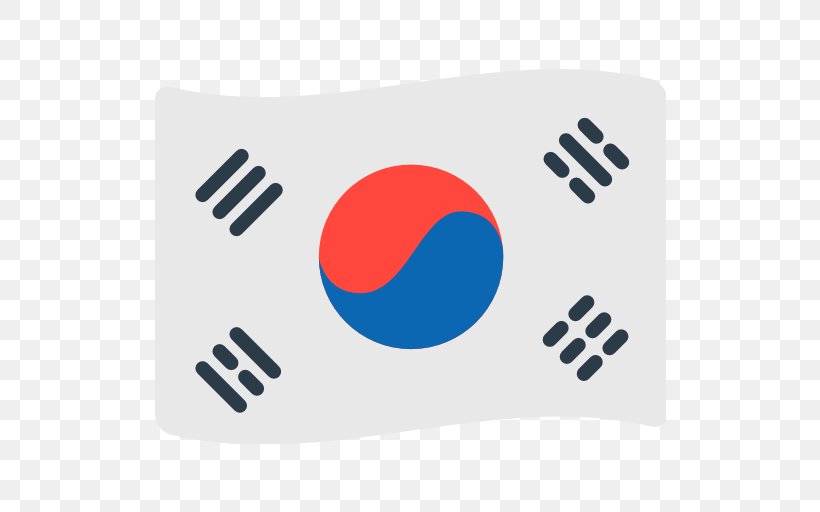 Flag Of South Korea Flag Of North Korea Emoji, PNG, 512x512px, South Korea, Blue, Brand, Emoji, Flag Download Free
