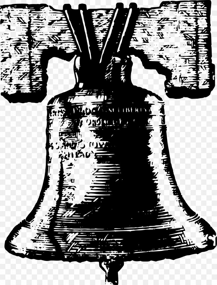 Liberty Bell T-shirt Clip Art, PNG, 1822x2400px, Liberty Bell, Bell, Black And White, Costume Design, Drawing Download Free