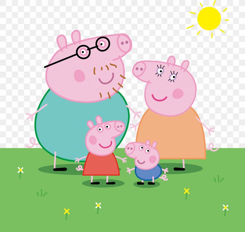 Daddy Pig Domestic Pig Drawing Clip Art, PNG, 2480x2352px, Daddy Pig, Art, Cartoon, Child, Domestic Pig Download Free