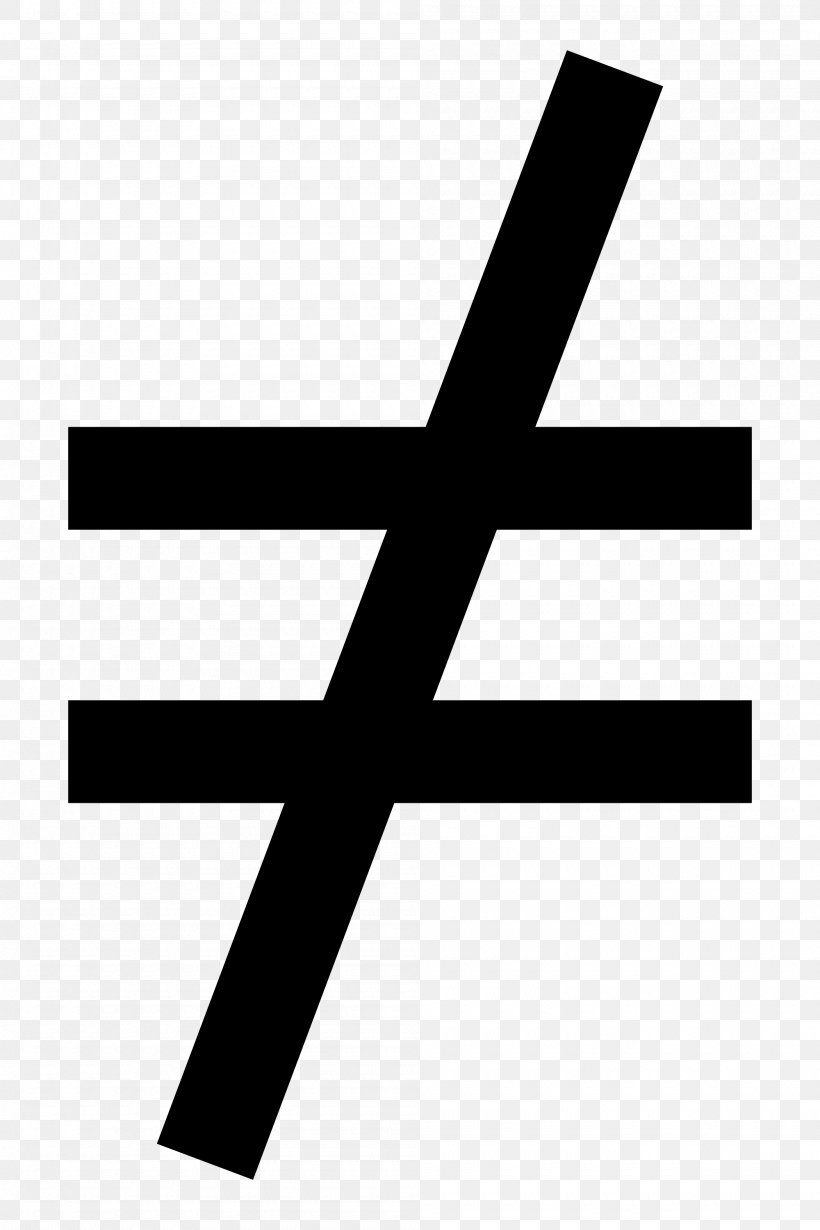 Equals Sign Symbol Inequality Clip Art, PNG, 2000x3000px, Equals Sign, Black, Black And White, Brand, Equality Download Free