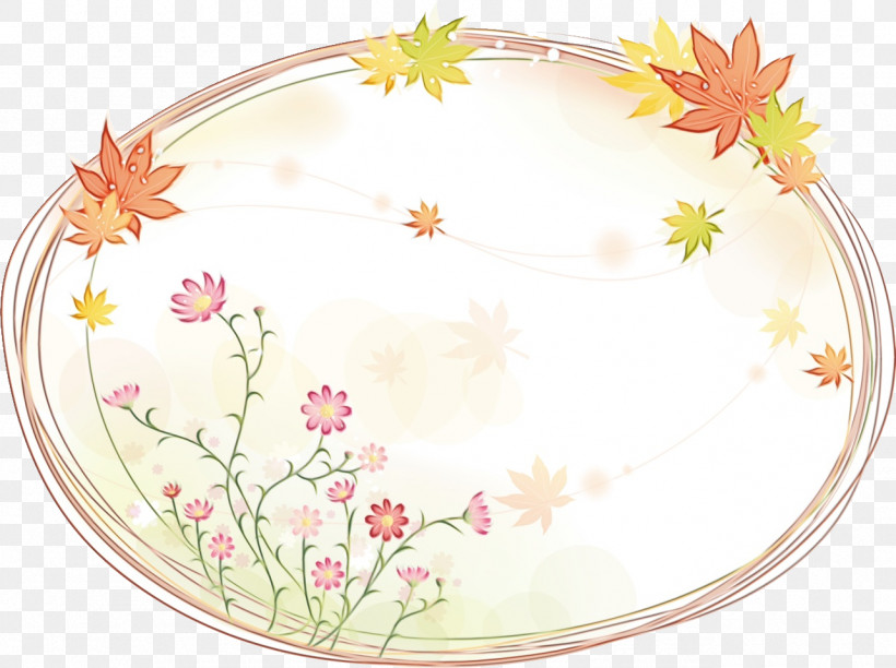 Floral Design, PNG, 1283x958px, Flower Oval Frame, Dishware, Floral Design, Floral Oval Frame, Flower Download Free