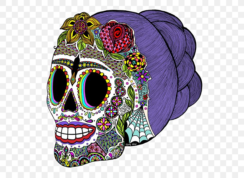La Calavera Catrina Skull Art Day Of The Dead, PNG, 600x600px, Calavera, Art, Artist, Bone, Cinco De Mayo Download Free