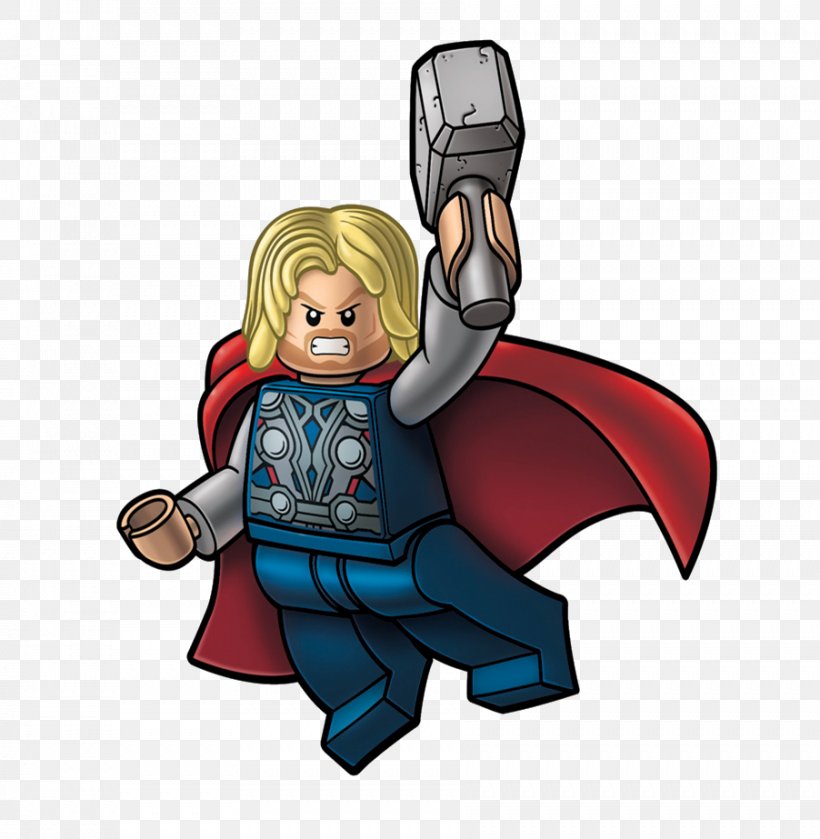 Thor Hulk Lego Marvel's Avengers Lego Marvel Super Heroes Iron Man, PNG, 902x923px, Thor, Art, Cartoon, Fictional Character, Finger Download Free