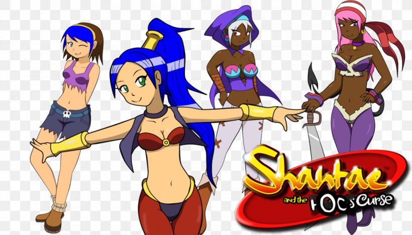 Shantae And The Pirate's Curse Drawing Fan Art Cartoon, PNG, 1183x676px, Watercolor, Cartoon, Flower, Frame, Heart Download Free