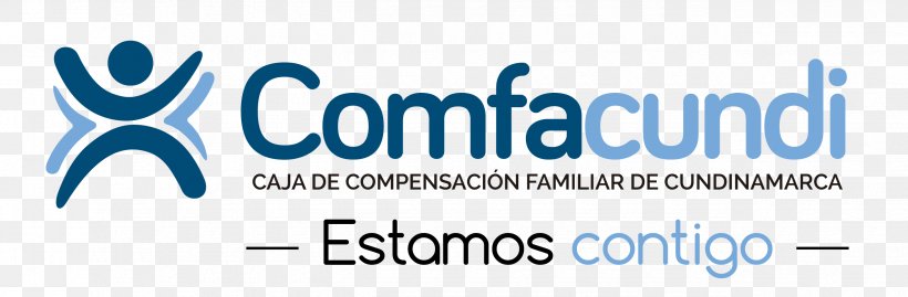 Logo Family Compensation Fund COMFACUNDI Trademark Brand, PNG, 2550x839px, Logo, Blue, Brand, Insurance, Text Download Free
