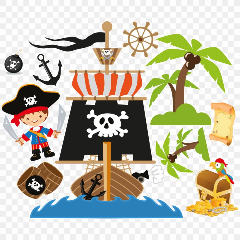 Sticker Piracy Child Clip Art, PNG, 1200x1200px, Sticker, Artwork, Child, European Voluntary Service, Food Download Free