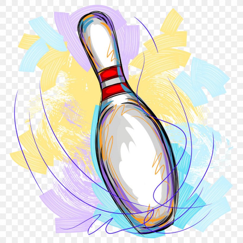 Ten-pin Bowling Illustration, PNG, 1024x1024px, Tenpin Bowling, Art, Bowling Equipment, Cartoon, Drawing Download Free