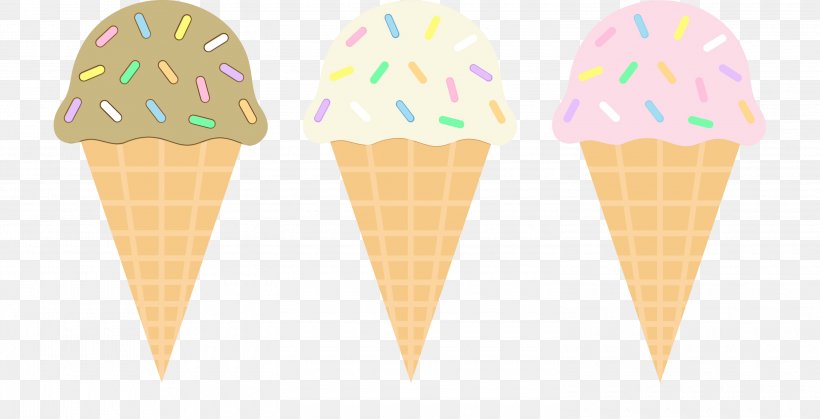 Ice Cream Cones Ice Pops Sundae, PNG, 3000x1534px, Ice Cream Cones, Cake Decorating Supply, Cone, Cream, Cuisine Download Free