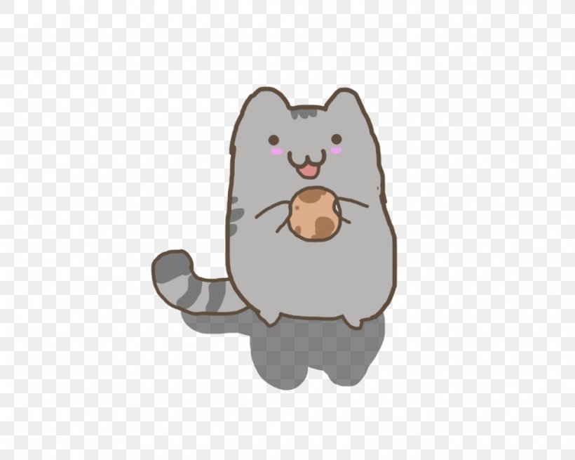 Whiskers Pusheen Cat Kitten Desktop Wallpaper, PNG, 999x799px, Watercolor, Cartoon, Flower, Frame, Heart Download Free