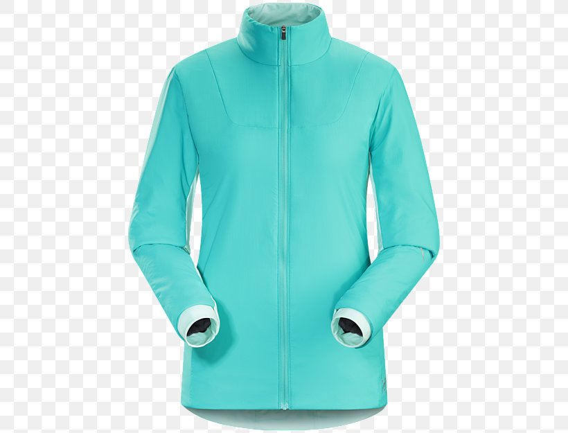 Hoodie Jacket Arc'teryx Polar Fleece Clothing, PNG, 450x625px, Hoodie, Aqua, Boot, Clothing, Coat Download Free