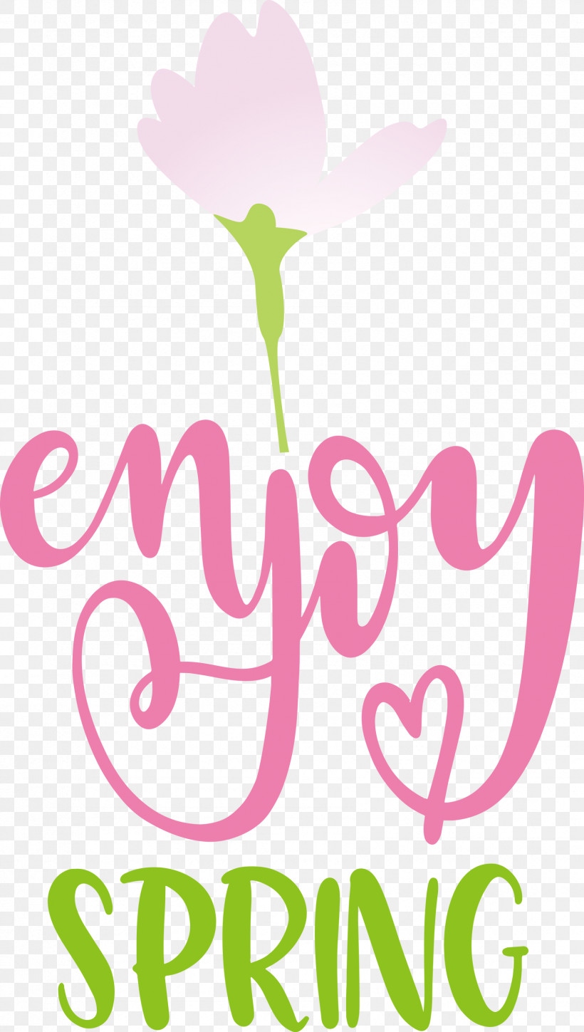 Enjoy Spring Spring, PNG, 1696x2999px, Spring, Floral Design, Flower, Line, Logo Download Free