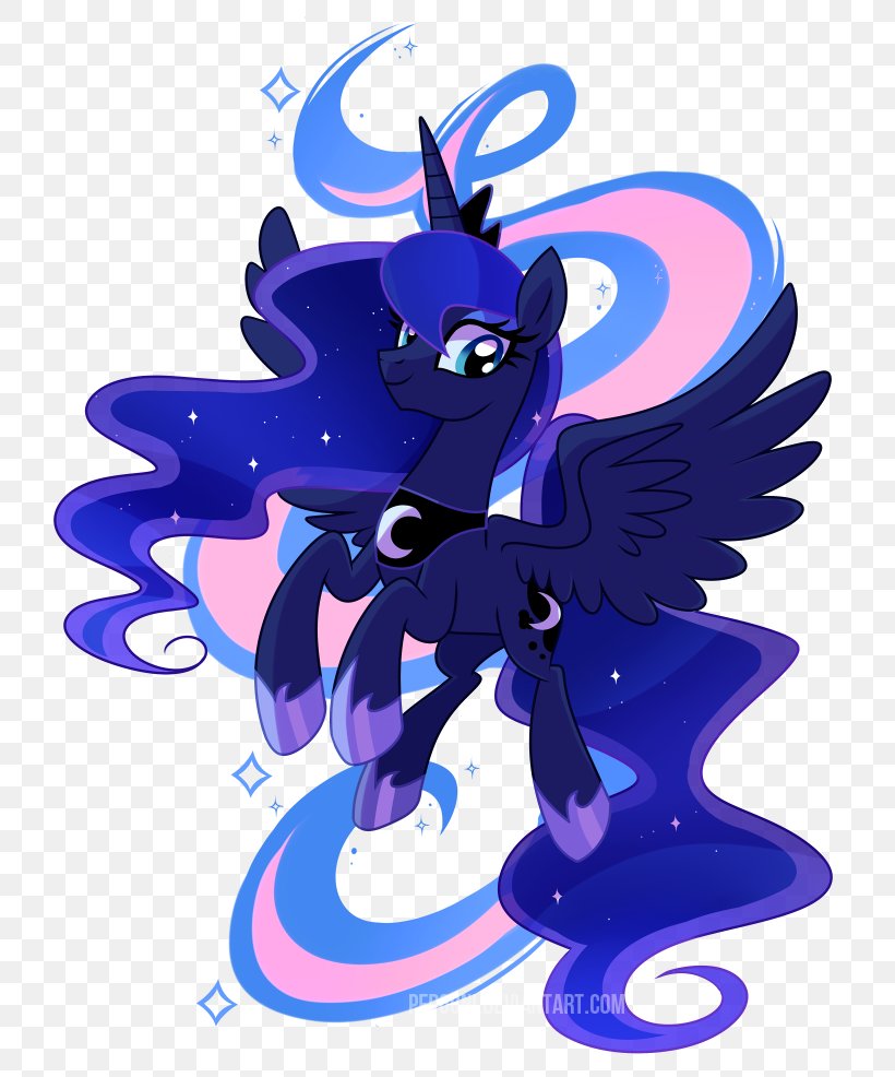 Pony Twilight Sparkle Princess Luna Princess Celestia Rainbow Dash, PNG, 748x986px, Pony, Art, Cartoon, Cobalt Blue, Deviantart Download Free