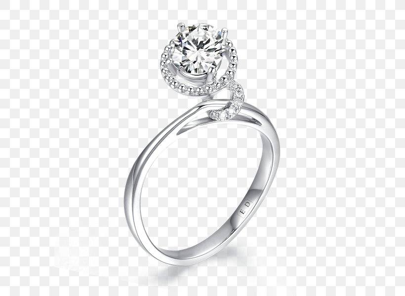Diamond Wedding Ring Silver Cubic Zirconia, PNG, 600x600px, Diamond, Bijou, Body Jewelry, Brilliant, Carat Download Free