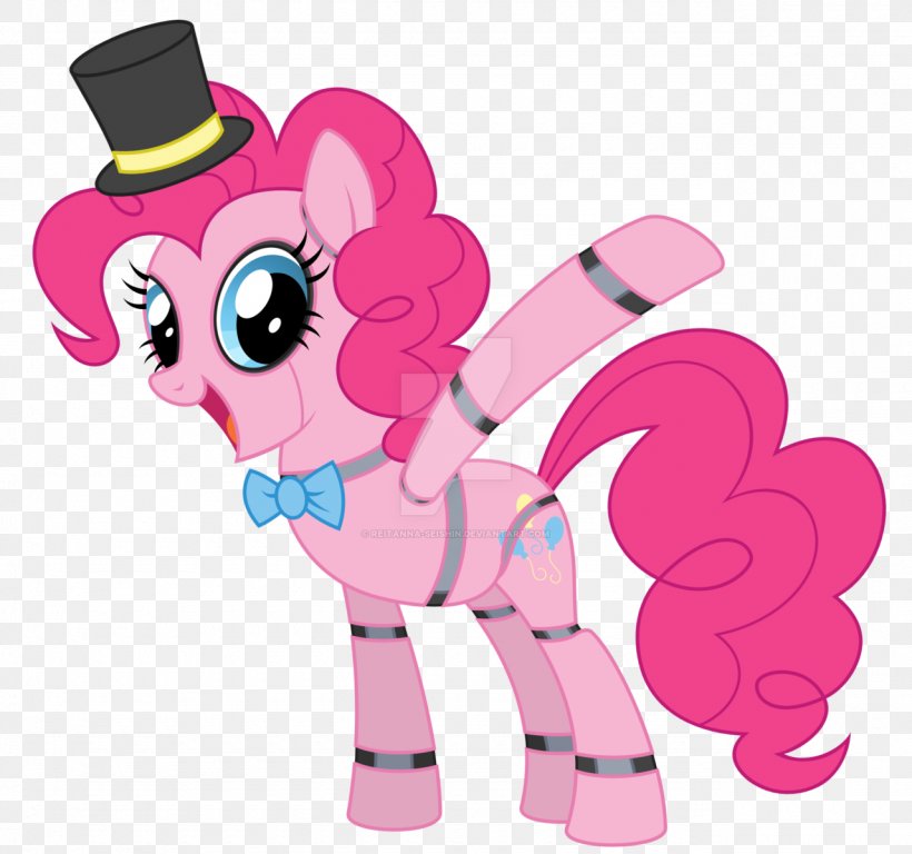 Pinkie Pie Five Nights At Freddy's Applejack DeviantArt My Little Pony, PNG, 1280x1199px, Watercolor, Cartoon, Flower, Frame, Heart Download Free