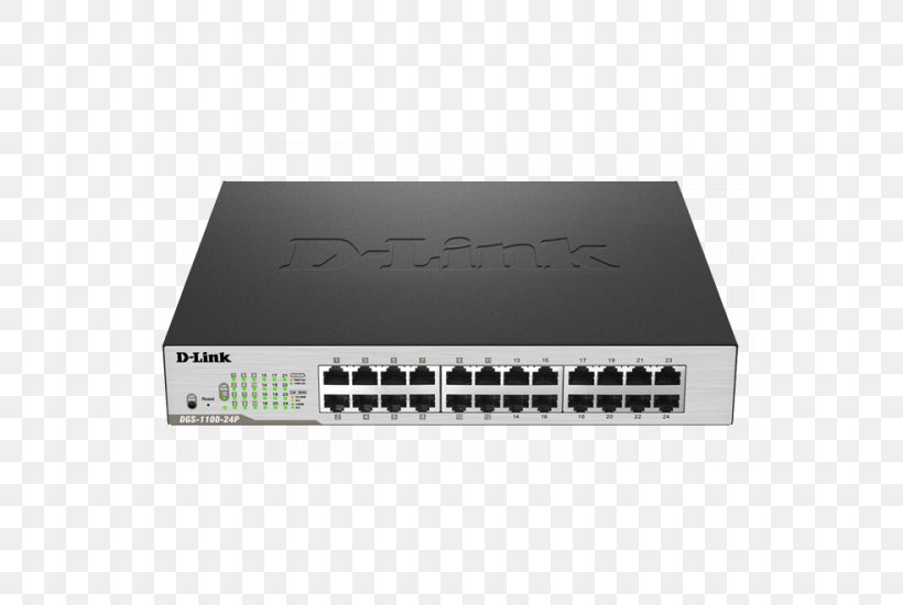 Power Over Ethernet Network Switch Gigabit Ethernet D-Link DGS-1100-08, PNG, 550x550px, 19inch Rack, Power Over Ethernet, Computer Network, Dlink, Dlink Dgs110008 Download Free