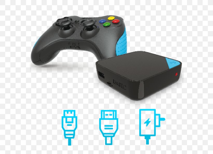 Video Game Consoles Game Controllers EMTEC GEM Box Kodi Android, PNG, 596x594px, Video Game Consoles, All Xbox Accessory, Android, Android Tv, Digital Media Player Download Free