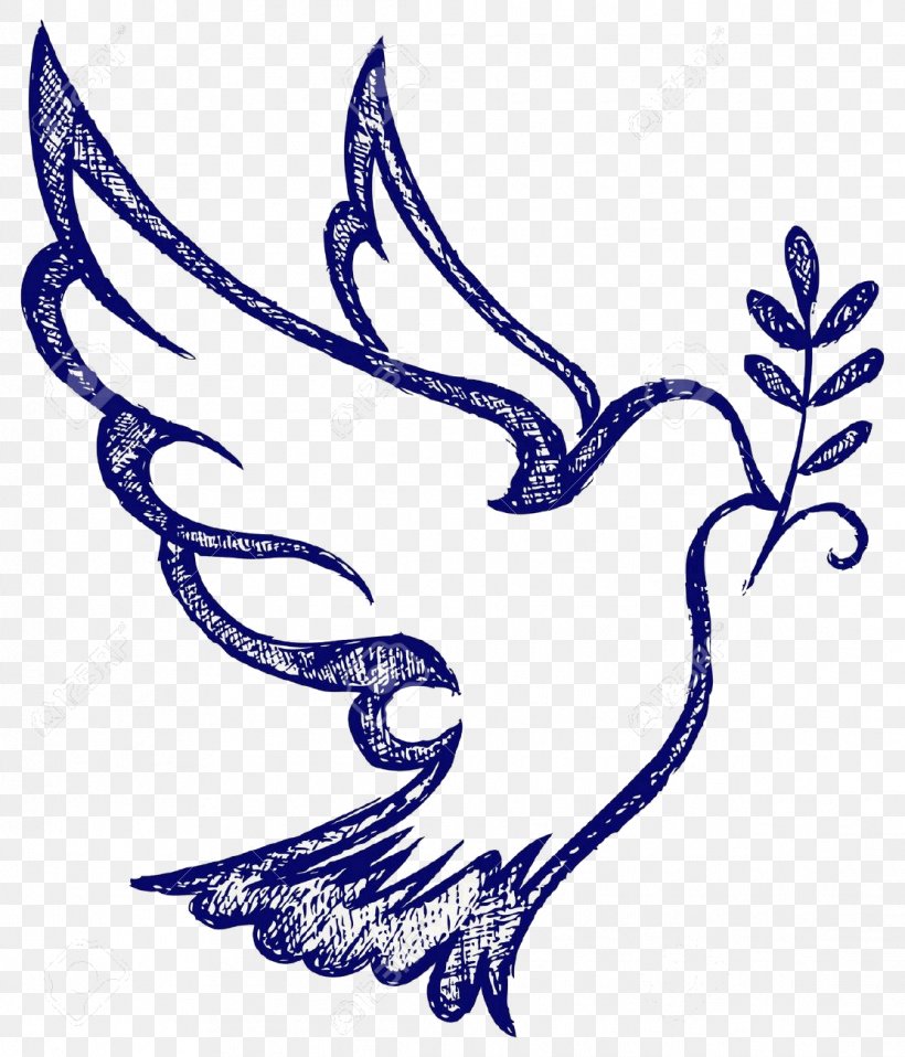Doves As Symbols Holy Spirit, PNG, 1112x1300px, Doves As Symbols, Art, Artwork, Baptism, Beak Download Free