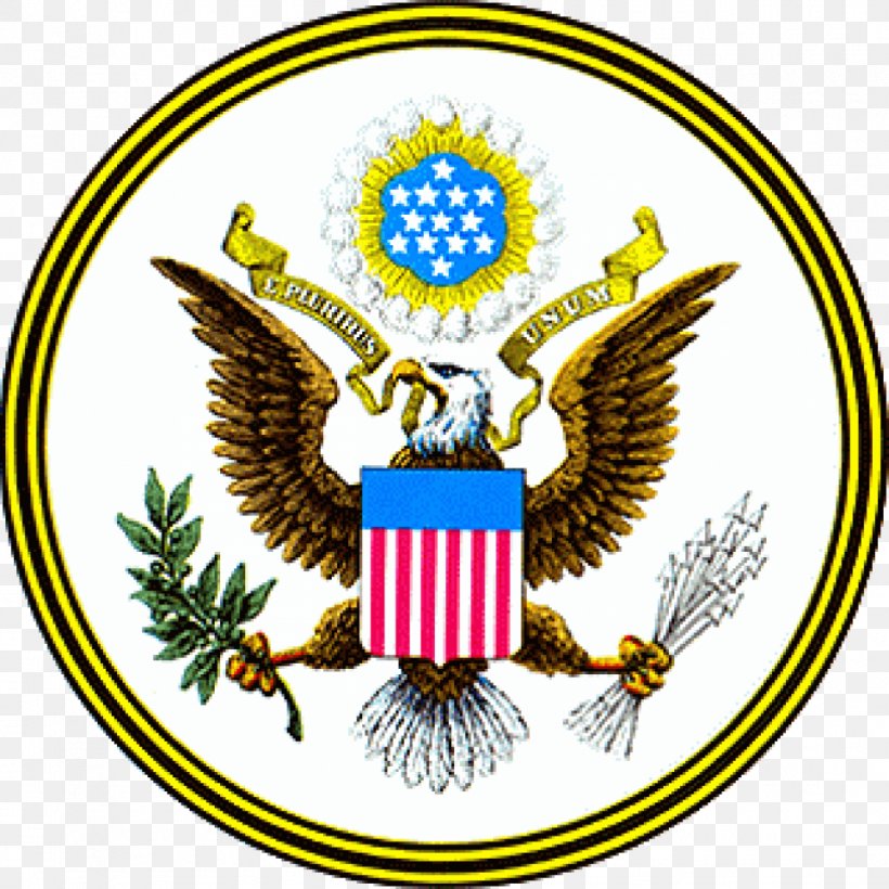 Great Seal Of The United States Federal Government Of The United States United States Congress Seal Of The President Of The United States, PNG, 965x965px, United States, Artwork, Brand, Crest, Emblem Download Free